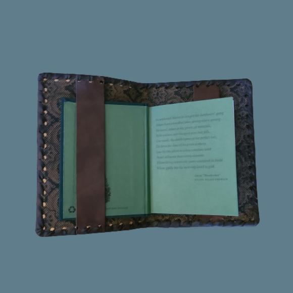 NWOT Hand Tooled Leather 5×7 Journal - Picture 3 of 5